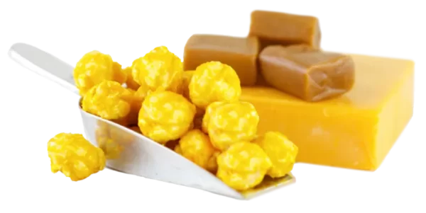 cheese coated caramel